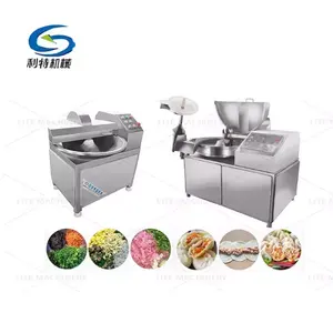 Electric Industrial Meat Bowl Chopper Meat Chopping Mixing Machine Meat Bowl Cutter And Mixer