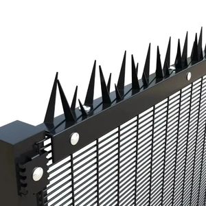 Panneau <span class=keywords><strong>de</strong></span> clôture à vue dégagée robuste, treillis métallique haute <span class=keywords><strong>sécurité</strong></span> 358, clôture anti-escalade avec barbelés - Product Image 1