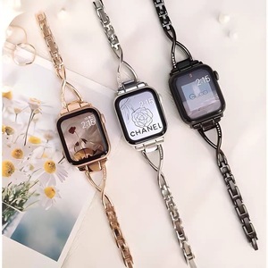 สายนาฬิกาโลหะ Upro Crystal Diamond สำหรับ Apple Watch Ultra 2 Series 11 10 9 8 ขนาด 49 มม. 46 มม. 42 มม. 45 มม. 41 มม. รูปทรงหยดน้ำ - Product Image 3