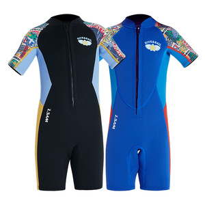 Combinaison de surf pour enfants 2,5 mm en néoprène <span class=keywords><strong>Shorty</strong></span> Combinaison de <span class=keywords><strong>plongée</strong></span> Enfants Garçons Filles Combinaison de bain thermique Combinaison de <span class=keywords><strong>plongée</strong></span> libre W207 - Product Image 2