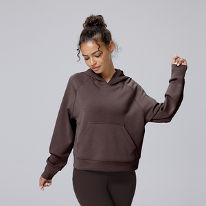 Automne hiver vêtements de sport entraînement Fitness sweats à capuche pour femmes mode à manches longues femmes Gym Sport haut personnalisé femmes Sublimation sweats à capuche - Product Image 4