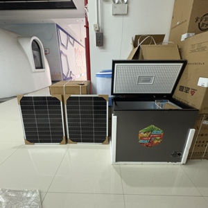 Z 289L Large-capacity Solar Refrigerator with Solar Panels and Batteries Deep <b>Freezer</b> for Household & Hotel Use Energy-Saving - Product Image 4
