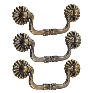 <b>Rustic</b> Zinc Alloy <b>Cabinet</b> Drawer Handles Bar Shape Antique Style Durable Plated Small Medium Large For Furniture - Product Image 5