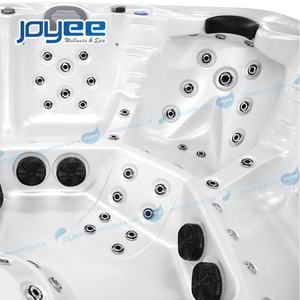 Jeanjoyee — baignoire chaude d'extérieur pour 6 personnes, baignoire d'extérieur, spa automatique, avec éclairage, romantique - Product Image 4