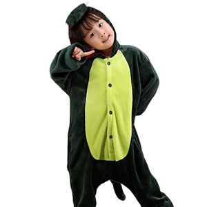 Pijama Onesie de 7 a 12 años para niñas y niños, pijama Animal Stitch, <span class=keywords><strong>conejo</strong></span>, dinosaurio, <span class=keywords><strong>Kigurumi</strong></span>, franela, Baju, Tidur, Anak - Product Image 6