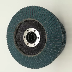 Alta dureza 5 pulgadas 125*22mm azul y verde Zirconia Flap discos grano 40 60 80 <span class=keywords><strong>Flapp</strong></span> disco para pulir madera OEM personalizable - Product Image 1