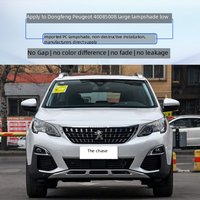 Pour Peugeot 4008 5008 16-19 Cache-phare transparent en PC, coque de phare halogène/xénon, lentille de phare pour modèles bas de gamme