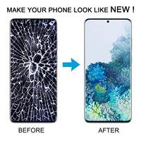 Für Samsung Galaxy S20 Plus LCD-Bildschirm-Ersatz mit Rahmen 6,58 Zoll TFT Digitizer-Baugruppe Schwarz Ohne Fingerabdrucksensor