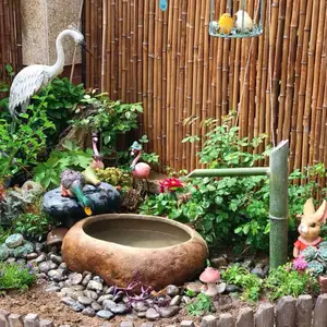 ペブルウォーターボウル水槽中庭装飾風景水装飾庭禅水機能