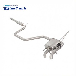 ระบบท่อไอเสียแบบ Catback พร้อมวาล์ว วัสดุสแตนเลส T304 สำหรับ Audi Q3 1.4T แบบปลายท่อคู่ (แบบปลายท่อเดี่ยวสองทางออก) - Product Image 1