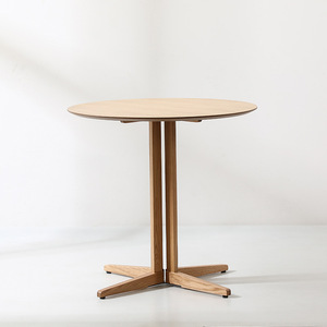 Tavolo da Pranzo Assemblato in <span class=keywords><strong>Legno</strong></span> Naturale Color Noce, <span class=keywords><strong>Design</strong></span> Nordico Modello T-013 per Sala Ricevimenti, Caffetteria, Sala Conferenze - Product Image 6