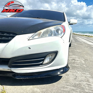 Compatible con Hyundai Genesis Coupe 2010-2012, Estilo KS, Labio de Parachoques Delantero, Negro Brillante - Product Image 2