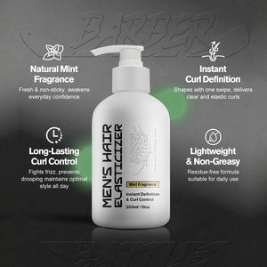 BARBERBATTLE Crema para <span class=keywords><strong>Rizos</strong></span> para Hombre <span class=keywords><strong>Sin</strong></span> Sulfatos, Define, Hidrata y Controla el Frizz, Etiqueta Privada Barber Men - Product Image 5