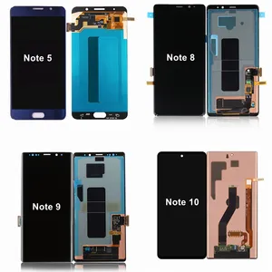 display samsung note 9 Suppliers-Volledige Lcd Voor Samsung Galaxy Note 5 N920 Note 2 3 4 8 9 10 Plus Lite 20 21 Ultra lcd-scherm Digitizer Touch Vergadering