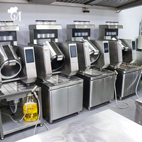 Chefmax rouge étoile conception prix Intelligent automatique Commercial refroidissement feu tout plat cuisson mélangeur