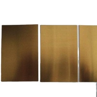 Plaques en laiton sur mesure, dimensions 0,8 mm, 1 mm, 2 mm, 2,5 mm, 6 mm d'épaisseur, alliage H65 H68, tôle de laiton