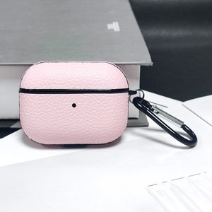 Funda Premium para AirPods con Textura de Litchi, PC Rígido + Cuero PU, Resistente a Caídas y Arañazos - Product Image 2