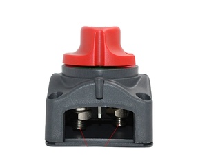 Interruptor Rotatorio Metálico de 2 Posiciones 12V 24V 300A, Desconectador de Batería Principal, Cortador de Corriente para Coche, Yate, Instrumentos 220V, RV-1 Metálico - Product Image 4