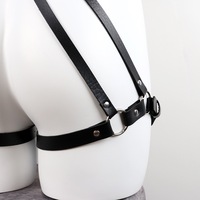 Harnais en cuir sexy, harnais punk, menottes, bandeau pour les yeux, jouets érotiques pour adultes, dispositifs de retenue BDSM, attaches SM