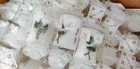 Fournisseur de bougies blanches en forme d'ange bébé et de fleurs de lys pour mariage, anniversaire et pâtisserie de gâteaux pour bébé pour la Saint-Valentin