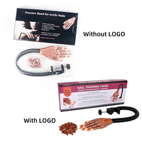 Prothèse Silicone Outil Amovible Affichage Doux Réglable Conseils Main Doigt En Plastique Formation Art Pratique Nail Modèle Acrylique