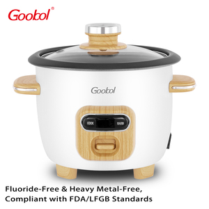 Panela Elétrica Portátil Mini para Arroz 2L em Aço Inoxidável OEM 220V Antiaderente Cozimento Rápido Controle Mecânico de Timer - Product Image 1