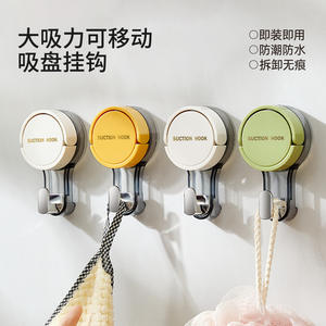 ตะขอแขวนแบบดูดติดผนัง รับน้ำหนัก 1-3 กก. วัสดุ ABS ดีไซน์มินิมอล สำหรับใช้ในห้องครัว ห้องน้ำ และประตู - Product Image 2