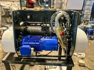 Electric Wire Rope <b>Hoist</b> Electric Wire Rope <b>Hoist</b> 1 Ton 220V 1.5kW Blue Motor Steel Construction IP54 Protection - Product Image 5