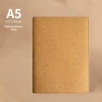 Carnet de notes avec insert de rangement en liège et sangle, haut de gamme, cadeau créatif, personnalisable avec logo