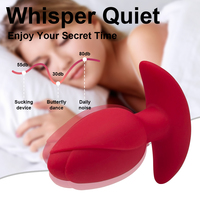 TMM 10 modes de vibration, plug anal en silicone rose, jouet sexuel vibrant pour la masturbation masculine et féminine, masseur de prostate pour hommes