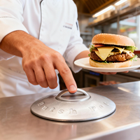 Optimisez le flux de travail de la cuisine ouverte avec le Pager de cuisine en forme de pot hollandais pour augmenter l'efficacité des restaurants de hamburgers et de sushis
