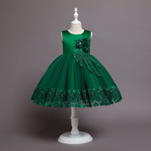 Vestido <span class=keywords><strong>de</strong></span> Princesa para Niñas Meiqiai, Nuevo Vestido Estampado <span class=keywords><strong>de</strong></span> Verano 2025 para Niña Pequeña, Vestido Elegante <span class=keywords><strong>de</strong></span> Alta Gama para Niñas AL0006 - Product Image 4