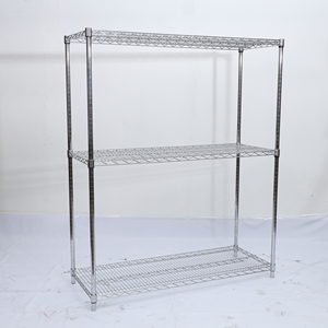 Maßgefertigtes Verchromtes Edelstahl 5-Schicht Schwerlast-Aufbewahrungsregal mit Rädern und Korrosionsschutz - Product Image 2