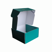 Cajas de papel de embalaje de envío de cartón corrugado de lujo personalizado con laminación mate Impresión de logotipo personalizado para calcetines
