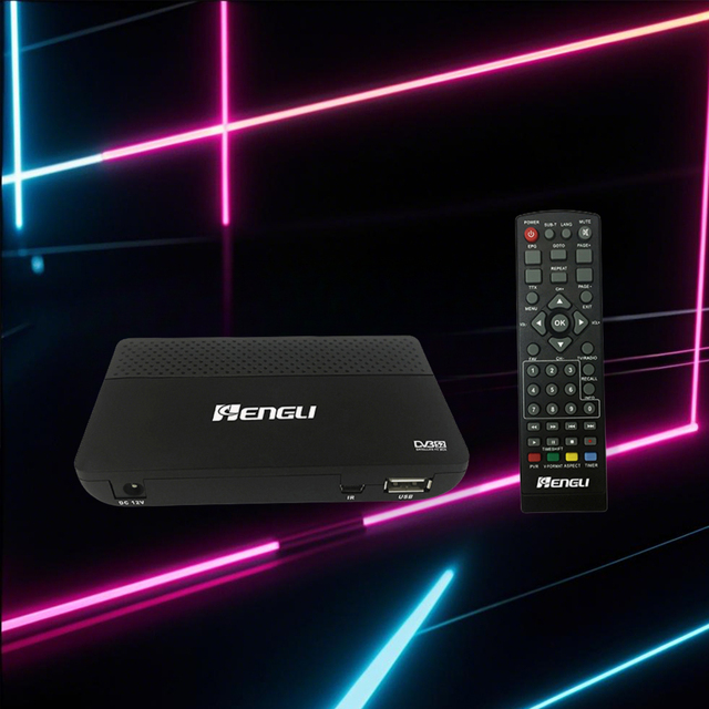 HD Digital Satellite TV Receiver DVB-S2 Set-Top Box Plastic Material Software Update Decoder