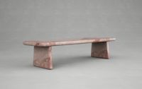 Design de forme de nuage anormale surface solide table basse en marbre table d'appoint centrale en marbre pour salon