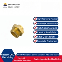 OEM Precision High-Pressure Air Compressor Brass Parts Custom CNC Machining Lathe Accessories Mechanical Turning Wire EDM