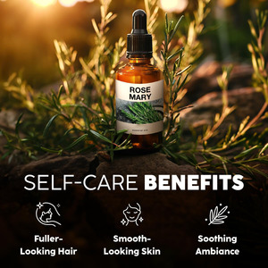 Nuevo Aceite Esencial de Romero Orgánico Puro, 100% Puro, para el Crecimiento del Cabello con Aroma Dulce, Cuidado del Cabello - Product Image 6
