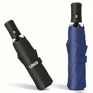 Parapluie pliant automatique personnalisé avec logo imprimé pour cadeaux d'affaires promotionnels – Mini parapluie automatique - Product Image 1