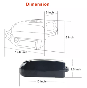 Корпус для аккумуляторной батареи Little Frog 36 В/48 В 12,8 Ач 10 Ач 15 Ач Аккумулятор для электровелосипеда - Product Image 6