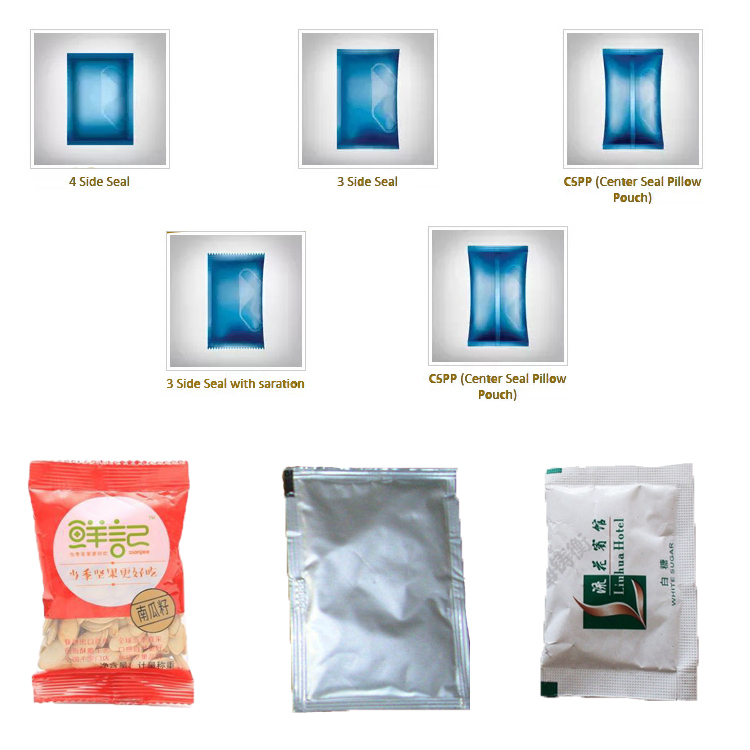 Haricots et raisins secs paquet machine d'emballage