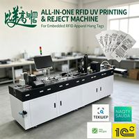 Machine d'impression jet d'encre qualifiée pour la lecture et l'écriture de puces RFID sur étiquettes de vêtements, avec transfert de données stable en temps réel