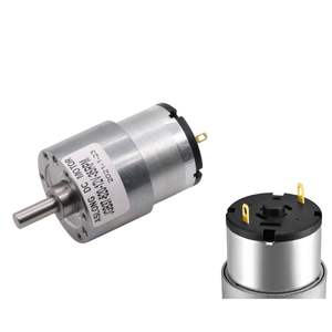 ZGB37-520 12V 520 브러시 DC 모터 37mm 금속 기어 박스 rc 보트 모터 스테퍼 모터 기어 박스 - Product Image 5