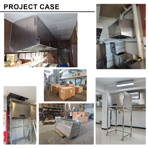 <span class=keywords><strong>Hotte</strong></span> de <span class=keywords><strong>cuisine</strong></span> murale compacte sans conduit en acier inoxydable avec filtre à déflecteur pour café, snack-bar, friture et cuisson sur plancha - Product Image 5