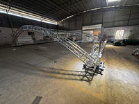 Structure de scène circulaire durable en aluminium, arche de toit ronde pour festival de musique, événement, spectacle DJ