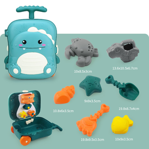 Giocattoli da spiaggia portatili divertenti Set perfetto per il gioco di sabbia e acqua sulla riva durevole colorato e compatto per le avventure all'aria aperta dei bambini - Product Image 1