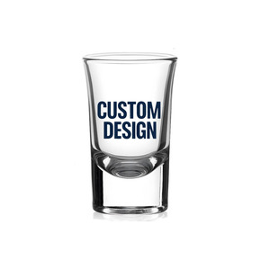 <span class=keywords><strong>Vodka</strong></span>, tequila, whisky, liqueur clairs, lot de 12 verres à shot de 1 oz avec base lourde - Product Image 1