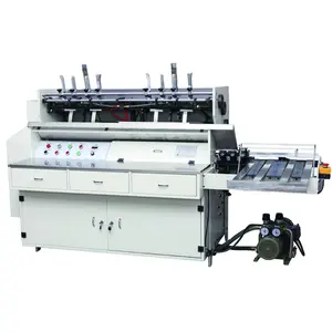 Semi-Automatic Notebook Diary End Sheet Lining Page Insert Machine New Condition Core Components such Motor PLC Gear Bearing