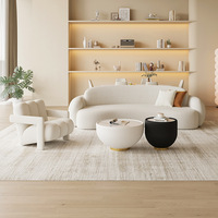 Canapé de style moderne pour petit appartement, magasin de vêtements, salon de beauté, hôtel, canapé multi-personnes, salon, tissu en laine, canapé de luxe