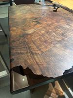 Nouvelle arrivée, table basse en bois de noyer de haute qualité avec dessus en résine époxy contemporaine et durable, ensemble de table basse pour la cuisine
